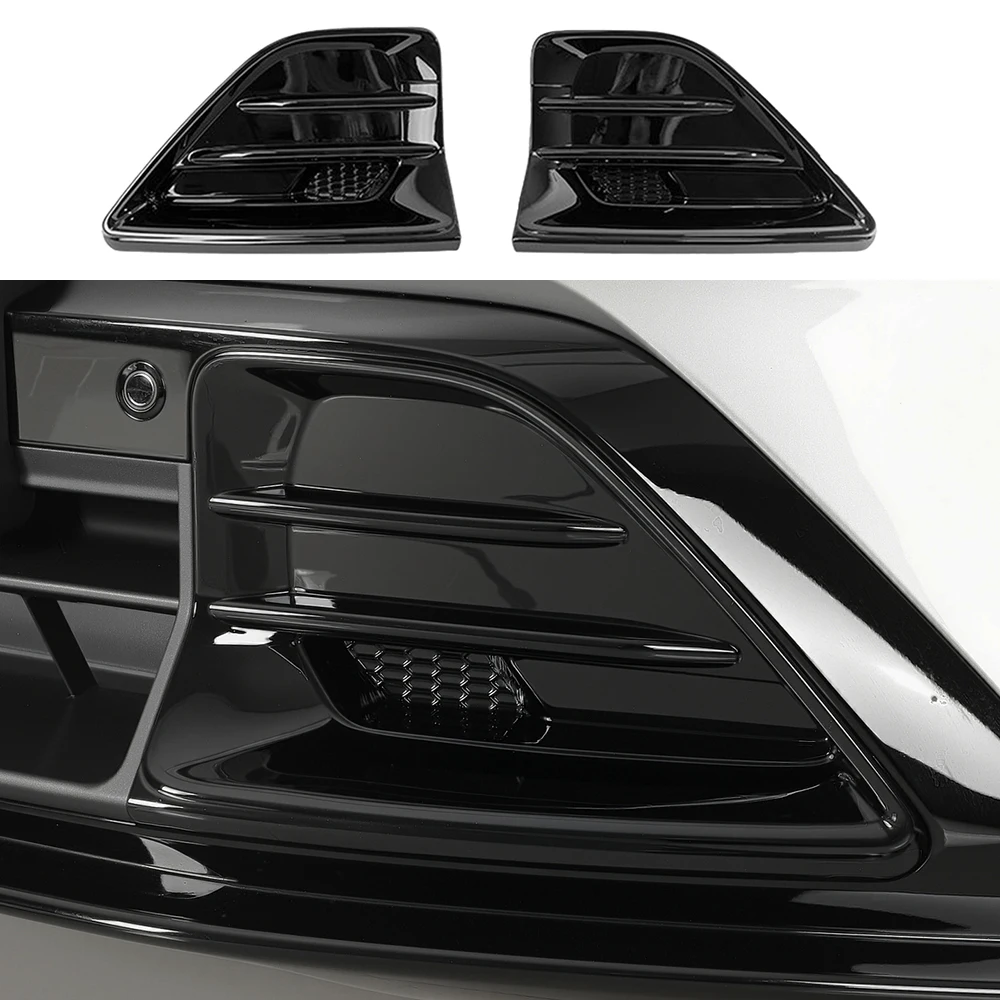 

Modified Car Front Bumper Air Inlet Decorative Cover For Xiaomi YU7 2025 2026 Carbon Fiber Color External Body Kit Accessories