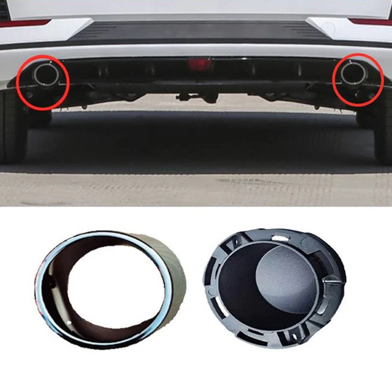 

2pcs For Changan Cs55 Plus 2025 (Third Generation Cs55plus) Rear Bumper Muffler Decoration