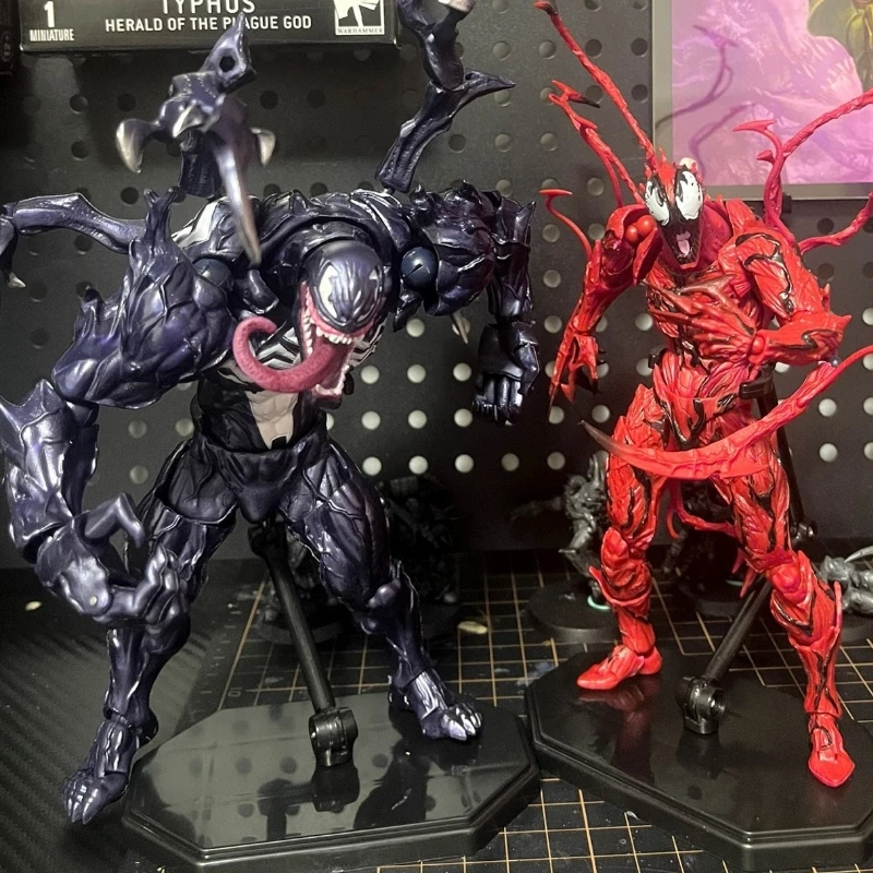 Nueva figura de acción de Venom de Marvel, figura de Anime Carnage, película de Pvc, escultura Gk, el increíble modelo de Spider-Man, muñeca, juguete para regalo