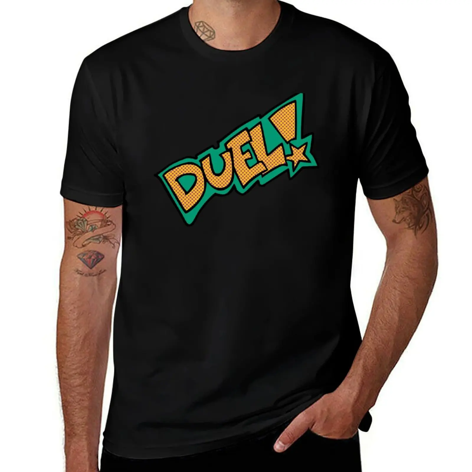 

Duel! (simple) T-Shirt t shirt man cotton t shirts for man cotton funny T-Shirt
