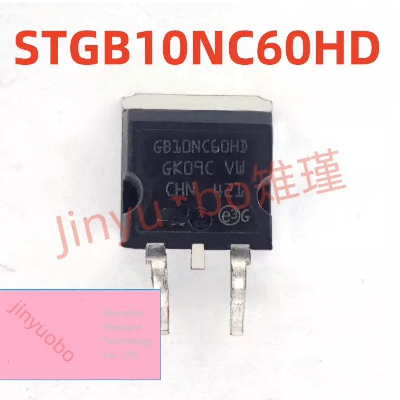 (5-20piece) New STGB10NC60HD GB10NC60HD TO-263 Chipset