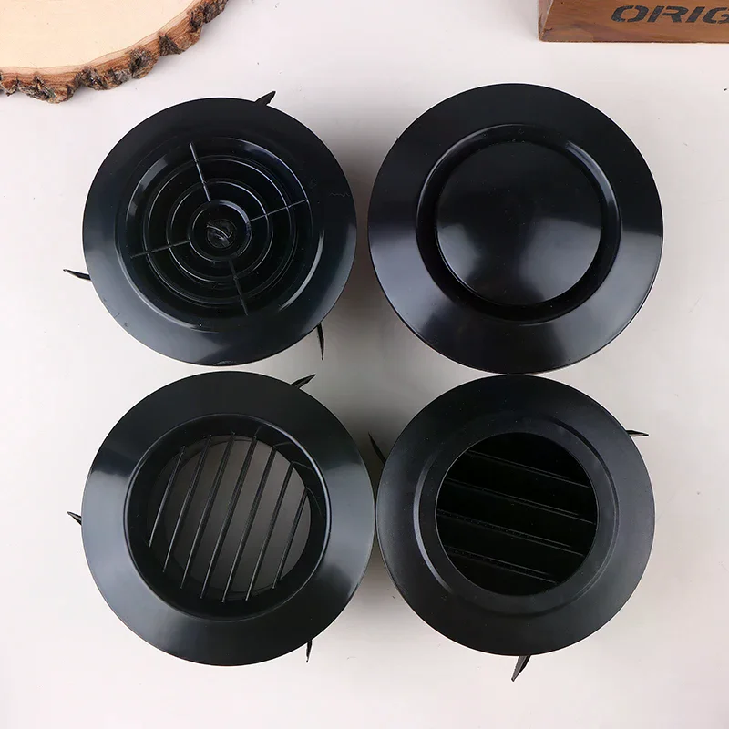 75/100/125mm Round Ducting Ventilation Cover Air Vent Extract Valve Grille Air Circulation Vents Cover