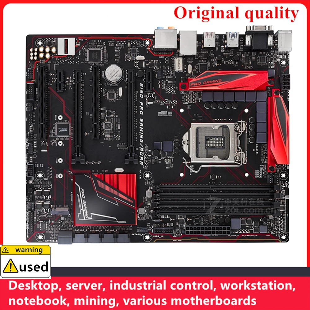 

Used For B150 PRO GAMING/AURA Motherboards LGA 1151 DDR4 64GB ATX For Intel B150 Desktop Mainboard SATA III USB3.0