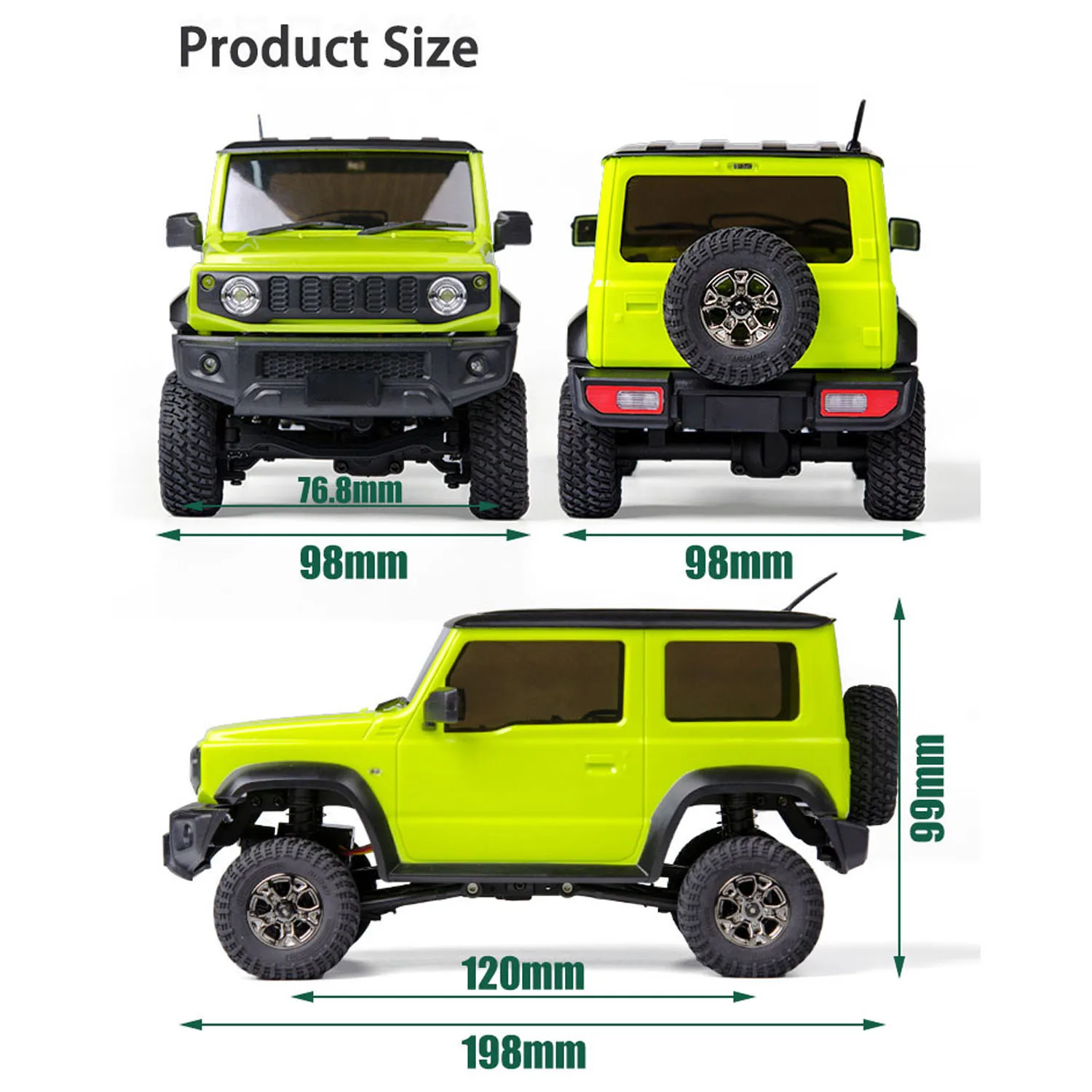 

UdiRC UCX2402 1/18 4WD RC Off-Road Vehicle Brushed 130 Motor 30A ESC Crawler Car RTR Model For Beginners Adults TH25064-SMT6