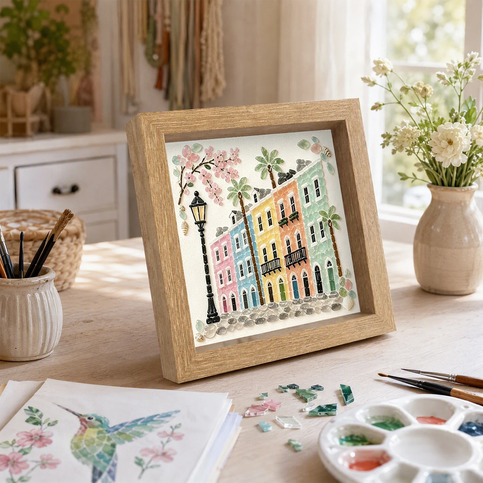 Kit de Arte de Mosaico DIY con - Resin Art For Beginner reseña y precio