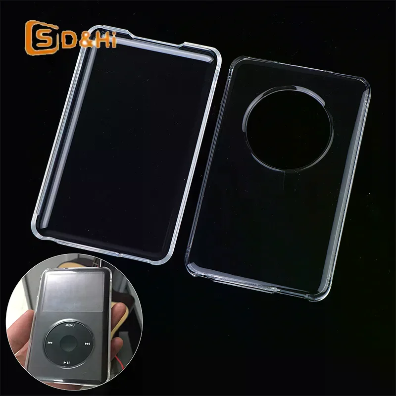 (Thin Version /5TH/2009+ 6Th ) Protector For IPod Classic 6th Gen 120GB 160GB 80GB / 5th 30GB Crystal Clear Hard Cover Case