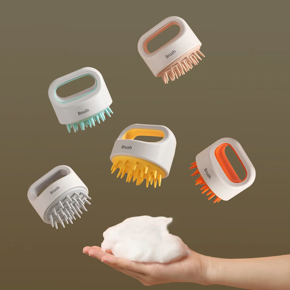 Cepillo para lavar el cabello, masajeador de silicona para el cuero cabelludo, champú para ducha, cepillo de limpieza profunda, depurador de cabeza, peines de masaje, cuidado del cuero cabelludo