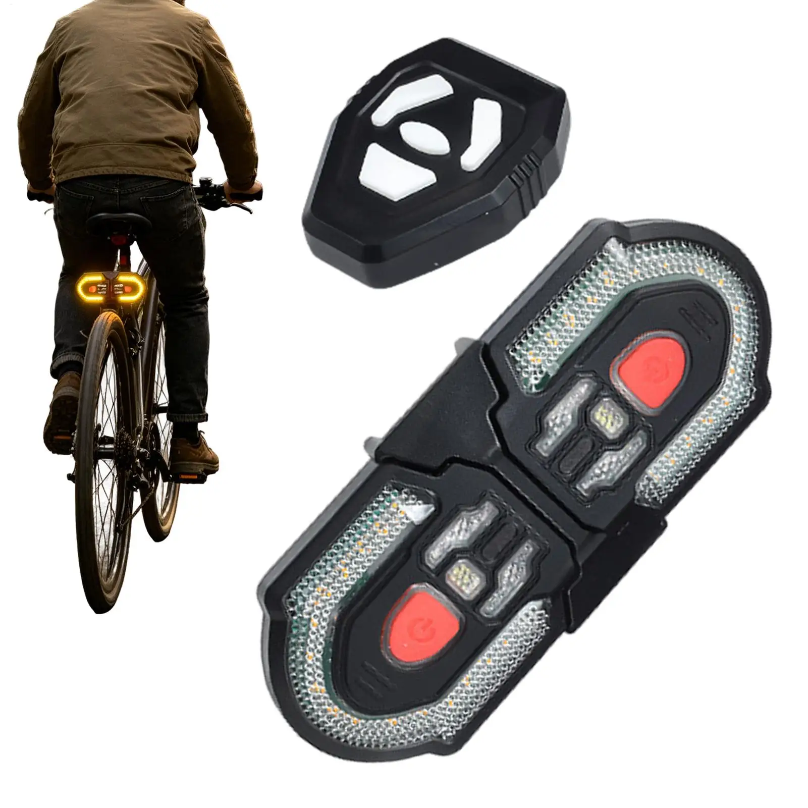 

Bike Tail Light High Brightness Wireless Remote Control Cycling Rear Light For Outdoor Activities Adventure Travel Camping Road