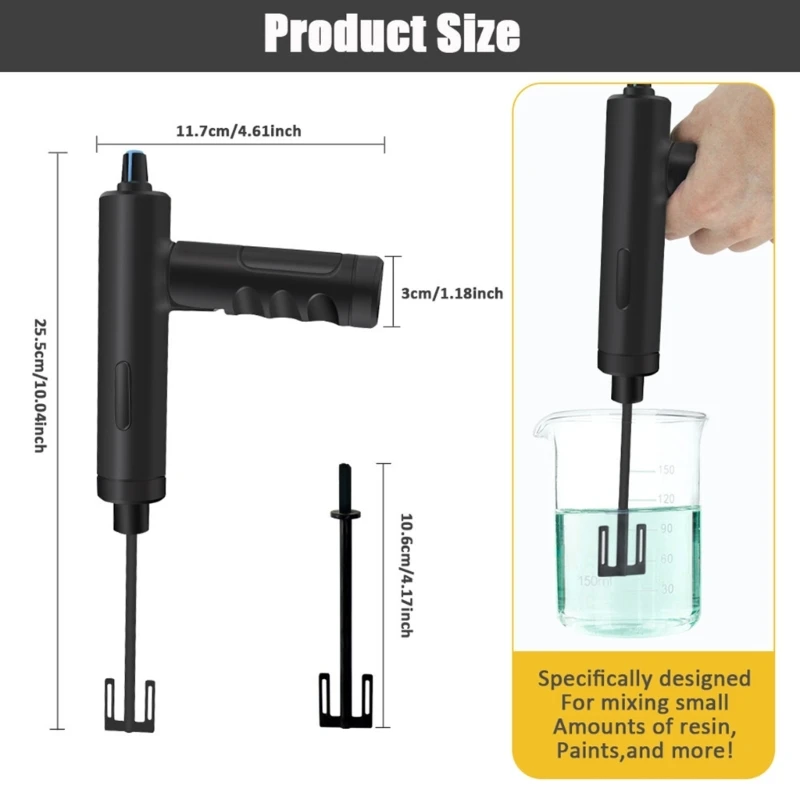 خلاط إيبوكسي صغير محرك راتنج أداة صنع المجوهرات جهاز خلط كهربائي