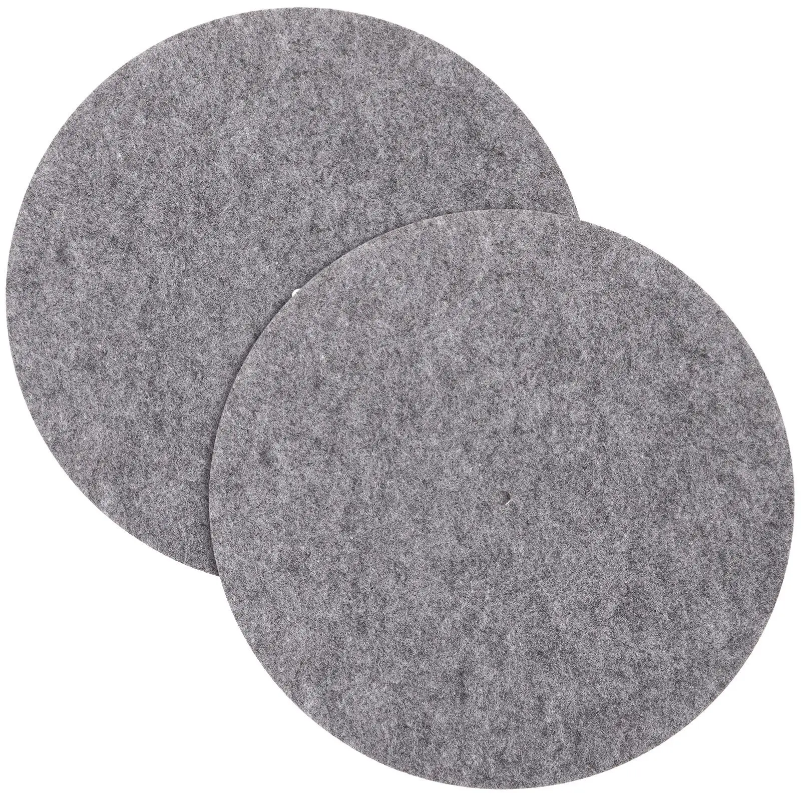 2 Pcs Record Mat Recorder Protective Turntable Platter Vinyl Records Voice Player Accessories Felt