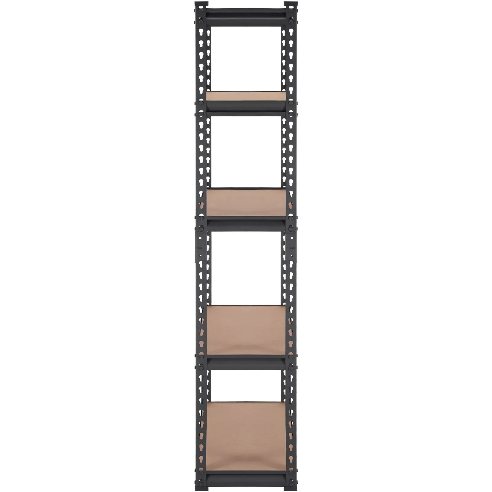 

Стеллаж для хранения, 5-ярусный, регулируемый, грузоподъемность 2000 фунтов, сверхпрочные металлические полки для гаража, универсальная металлическая стойка-органайзер, черный, 3