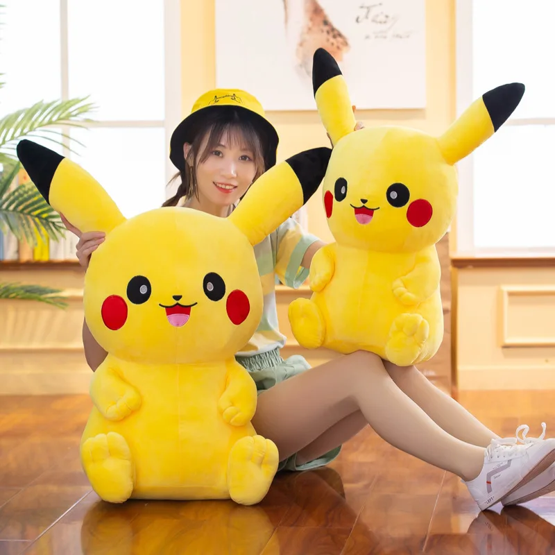 Kawaii Pokemon Popular Pokemon Series Doll Pikachu Home Decoration Plush Doll Toy Children's Birthday Christmas Gift