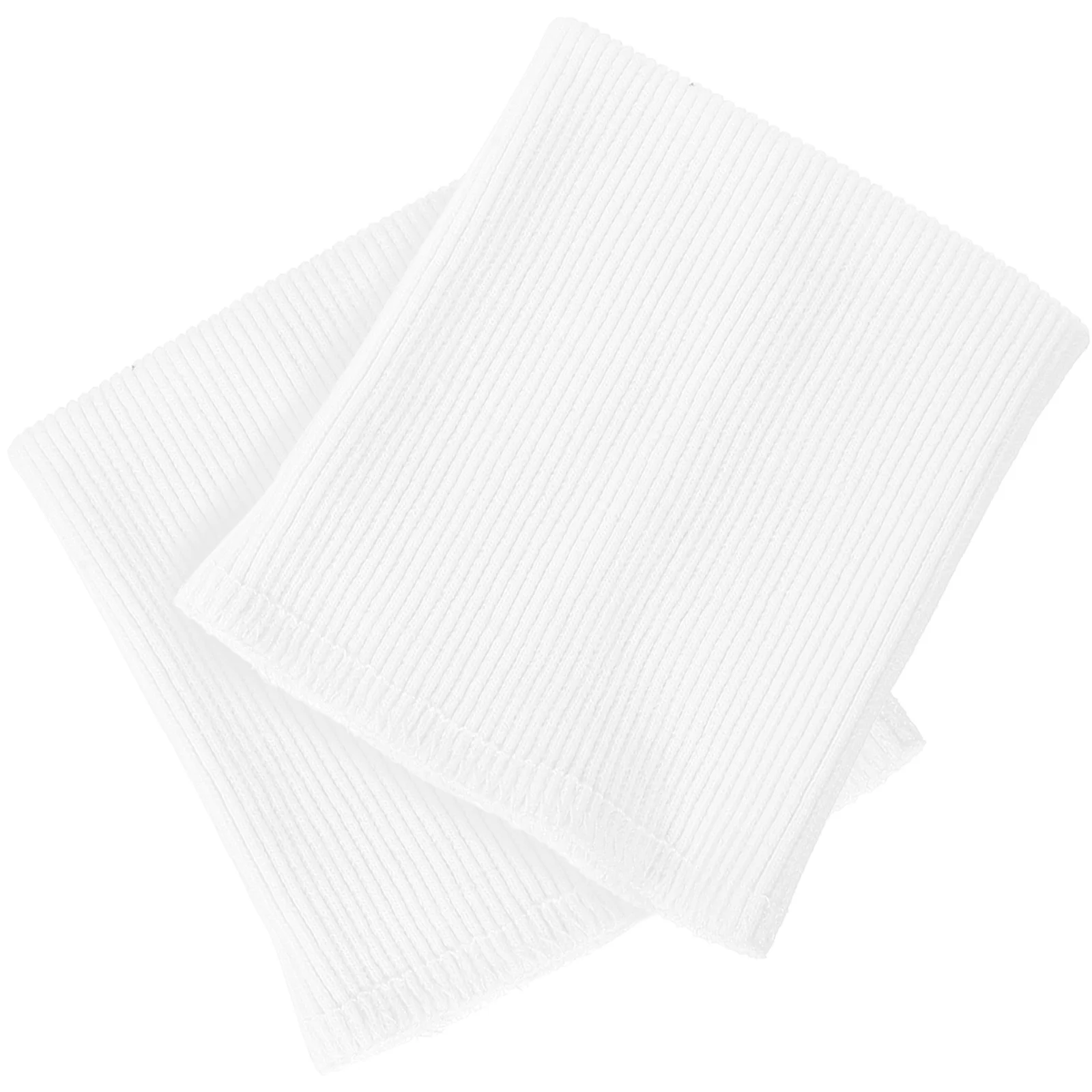 1 زوج مطاطا محبوك كم الكفة القماش طوق الملابس والاكسسوارات Diy بها بنفسك الخياطة شقة تمتد مضلع الزخارف الحرفية النسيج