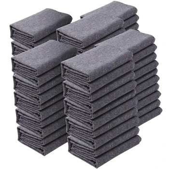 12/24-Pack Heavy-Duty Moving Blankets – Recycled Cotton Furniture Pads for Moving, Packing, Shipping, Appliance & Floor Protection 1