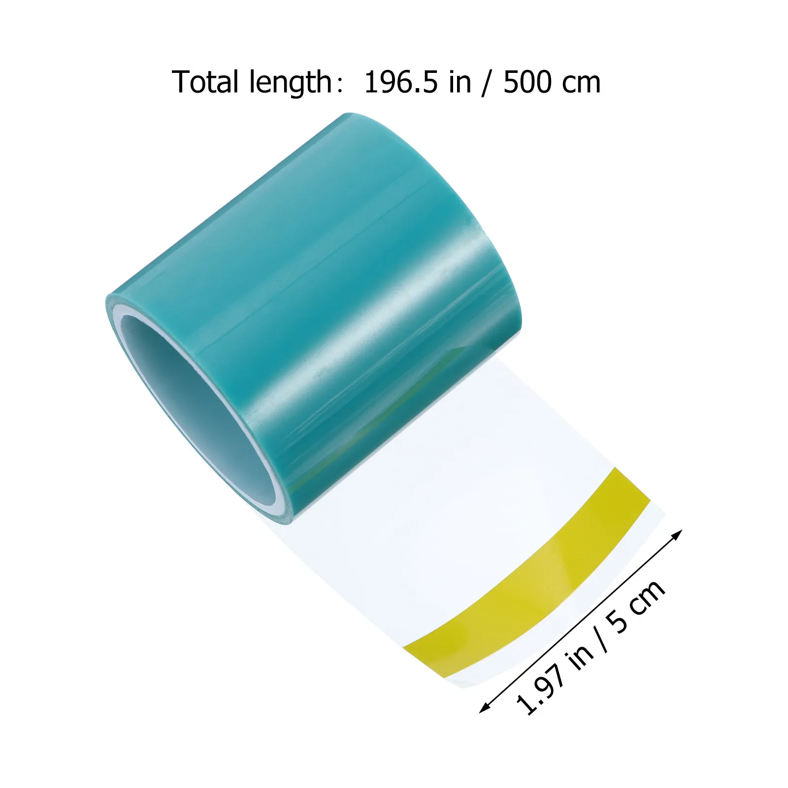 2 Rolls 5Cm Pet Traceless Adhesive Tape for DIY Uv Resin Jewelry Making Open Bezel Craft Smooth Surface Epoxy Craft Tape