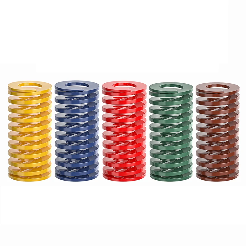 

Creamily 2PCS Mold Spring Spiral Stamping Alloy Steel Compression Die Spring OD20mm ID10mm L20-100mm Yellow/Blue/Red/Green/Brown