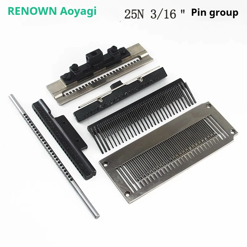 

Aoyama 25-Needle Shirring Machine Needle Set | 3/16" (4.8mm) Stitch | Multi-Needle Presser Foot & Feed Dog Assembly