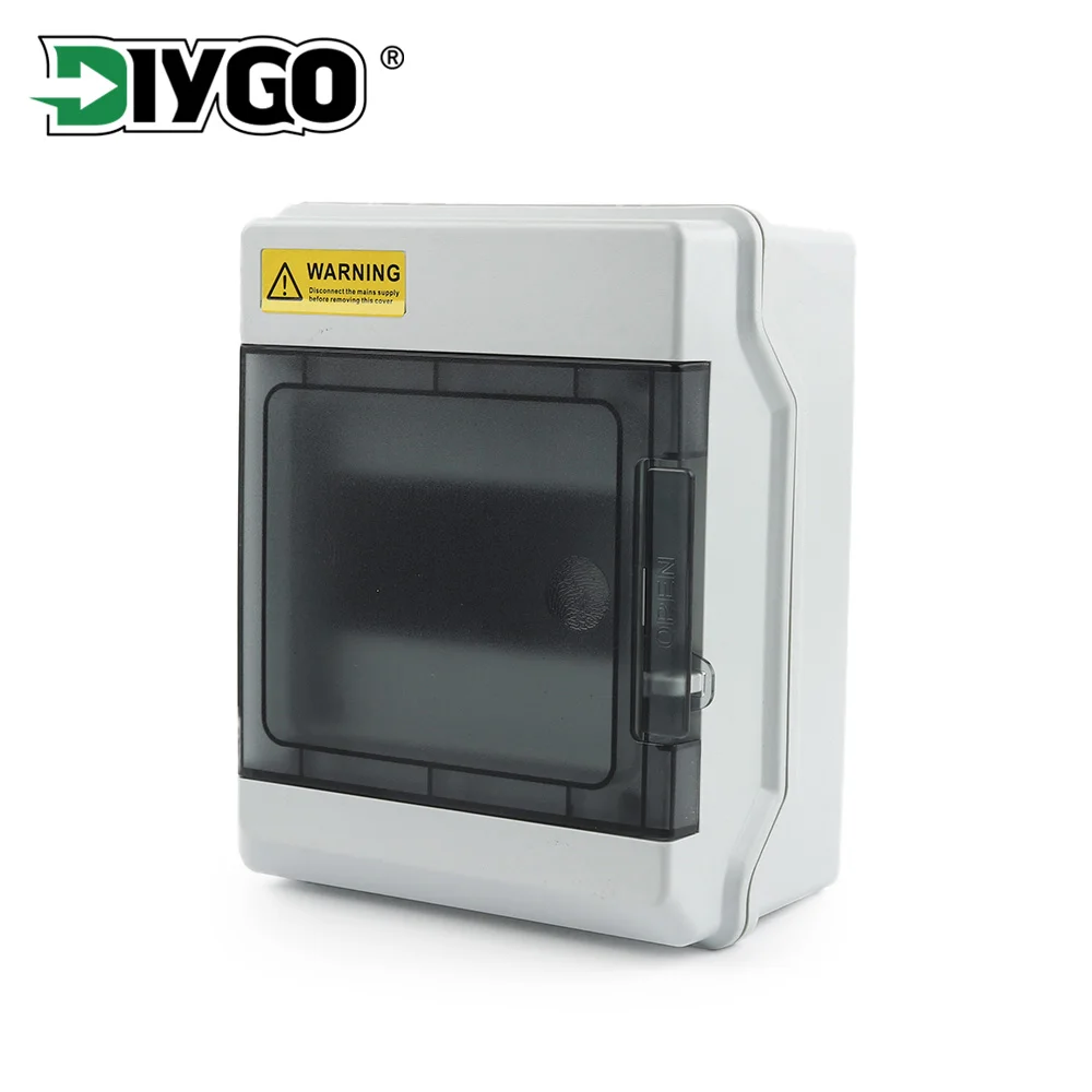 

IP65 Открытый водонепроницаемый электрический распределительный блок HS-4/6/9/12/15/18/24/36-контактный автоматический выключатель MCB Распределительная коробка питания