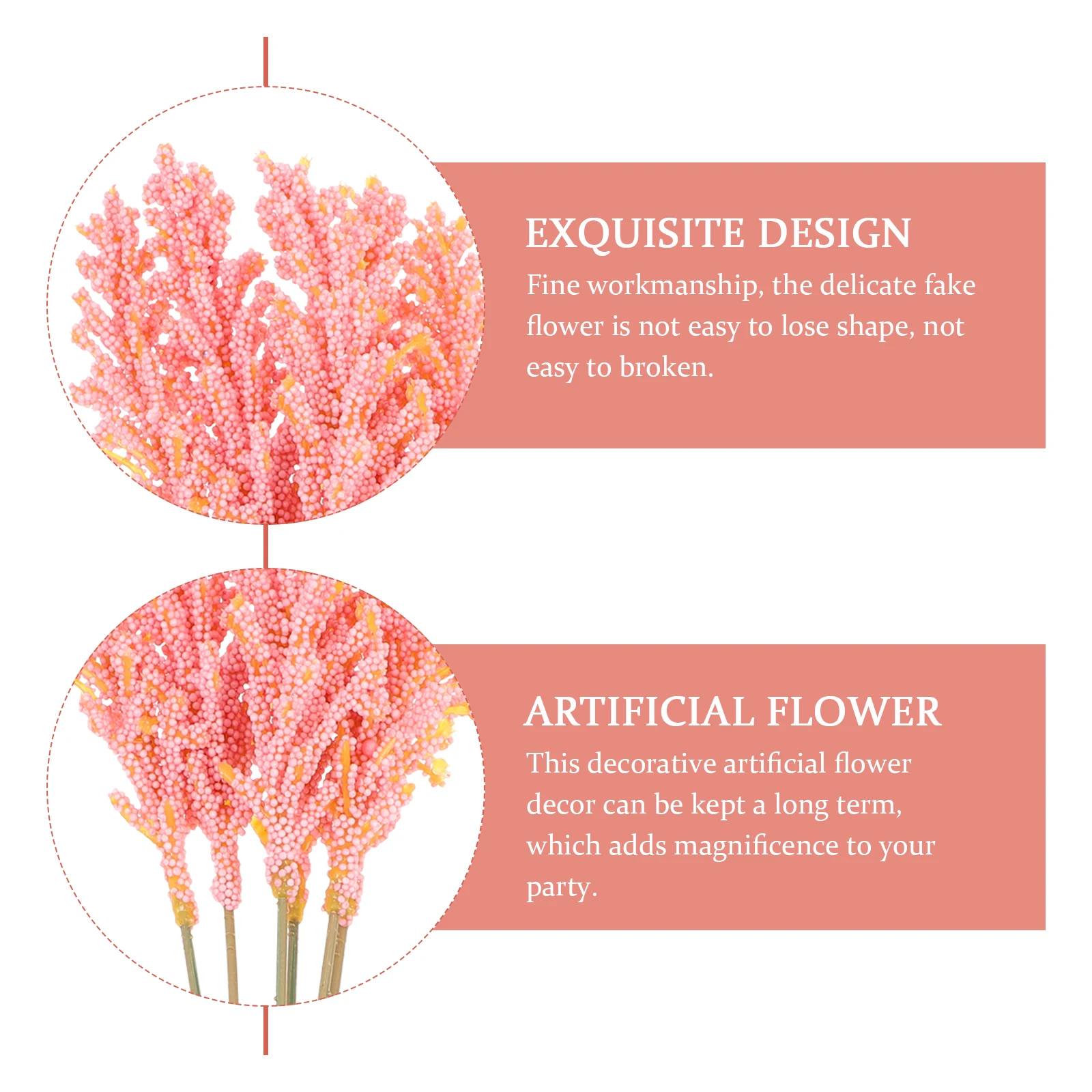 

24pcs Simulated Lavender Flowers Fake Decorative Ornaments For Party Wedding Home Gathering Faux Flower Arrangement Artificial