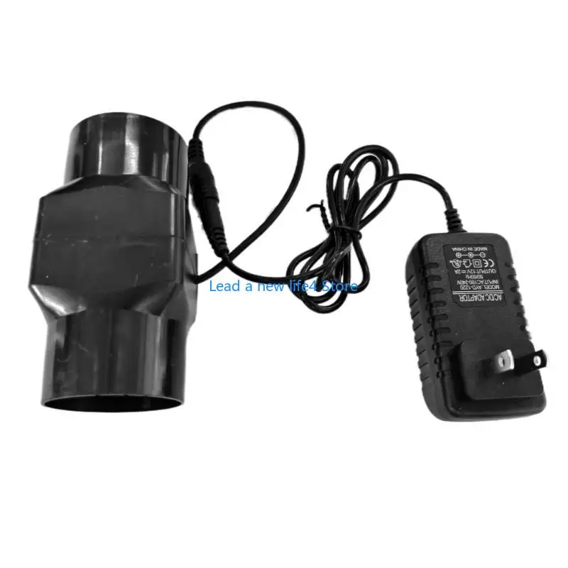 Y55E هادئة 12 فولت مروحة تهوية 2 بوصة الأنابيب تنفيس الهواء النازع للحمام المطبخ 2 بوصة الأنابيب سقف نافذة القناة مروحة العادم