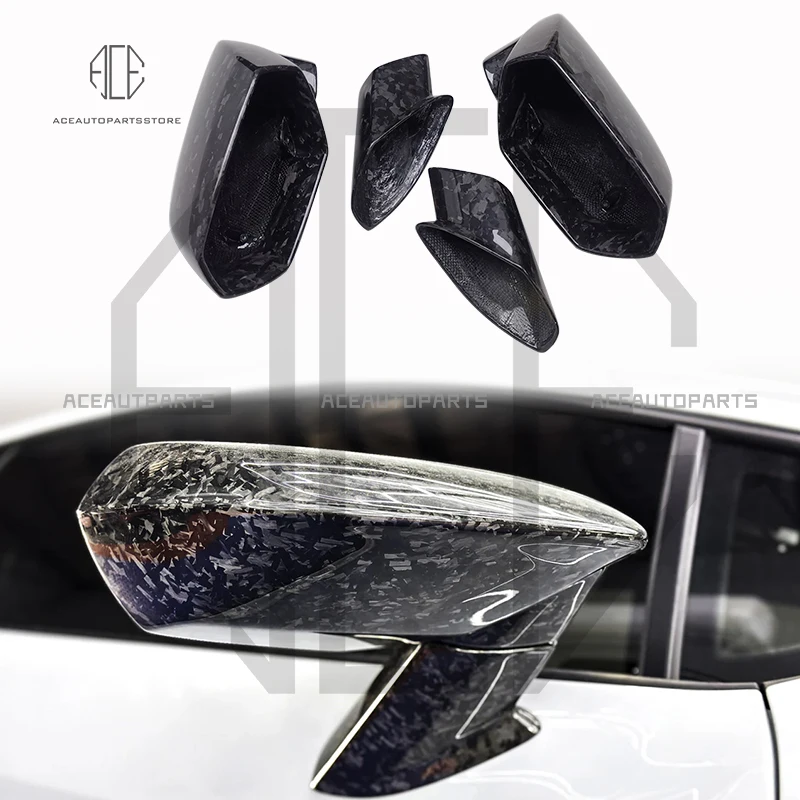 

Mirror Cover Car Exterior Side Rearview Mirror Decoration Cover Air Outlet For Lamborghini Huracan LP610 LP580 EVO Carbon Fiber