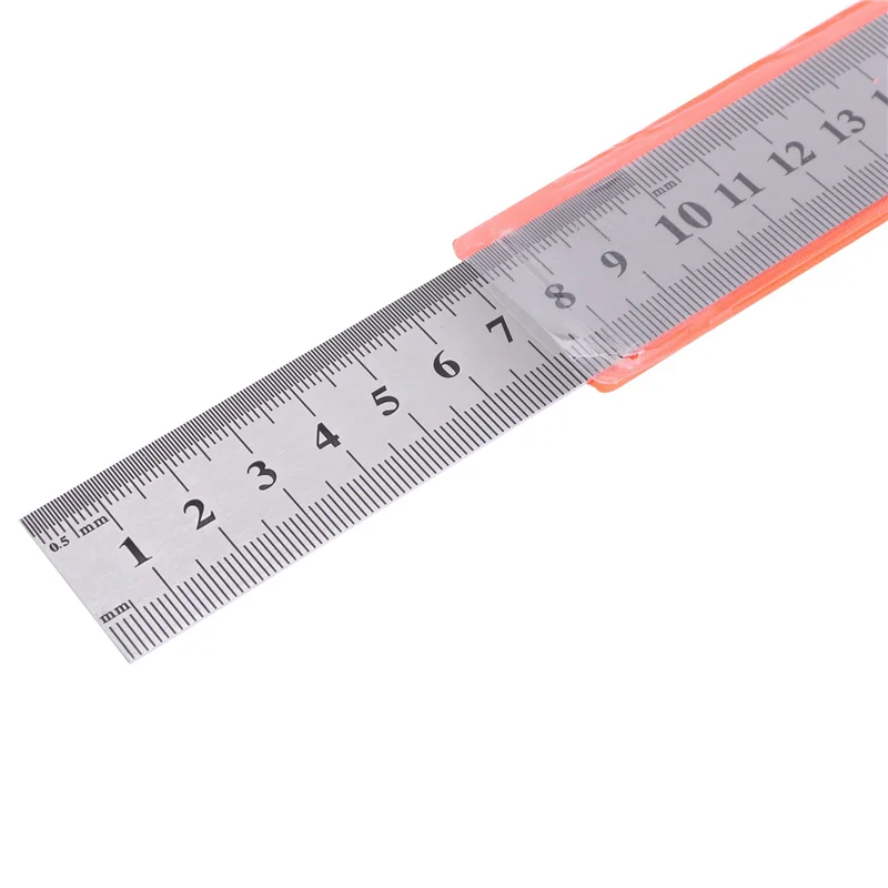 Regla métrica de acero inoxidable con ranura derecha ABUO-20X Regla métrica de acero inoxidable de 50 cm