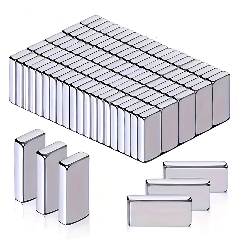 18x5x1.5mm Strong Magnetic Fridge Magnets Bar Small Square Magnet Block Perfect for Kitchen Refrigerator Photo Map Picture Decor