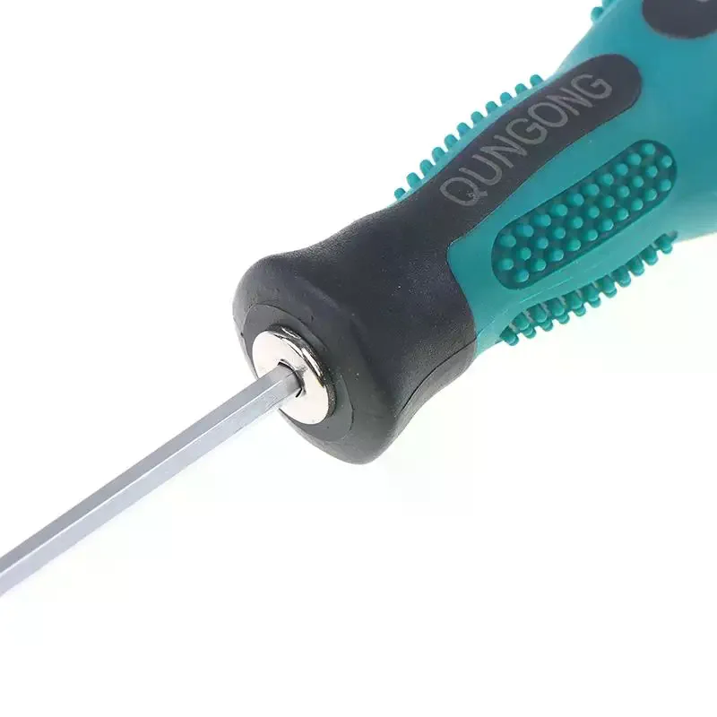 Installation Disassembly Repair Hand Tool Dual Use Slotted Flat Cross Screwdriver Magnetic Tip Anti-slip Handle Screwdriver