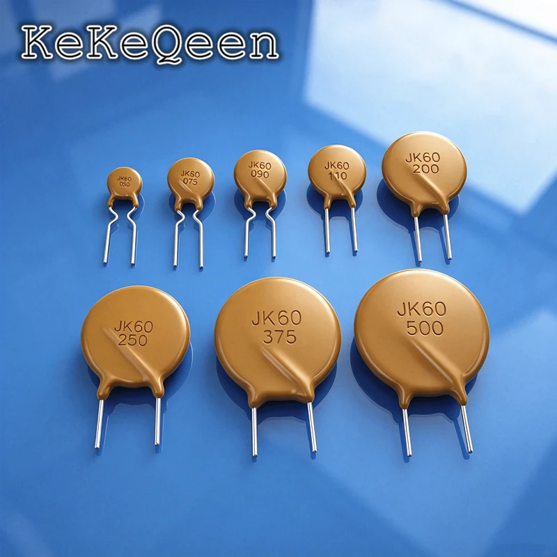 JK60 Resettable Fuse PTC JK60 0.05A 0.1A 0.2A 0.25A 0.3A 0.4A 0.5A 0.75A 0.9A 1.1A 1.35A 2A 2.5A 3A 3.75A 4A 5A original genuine