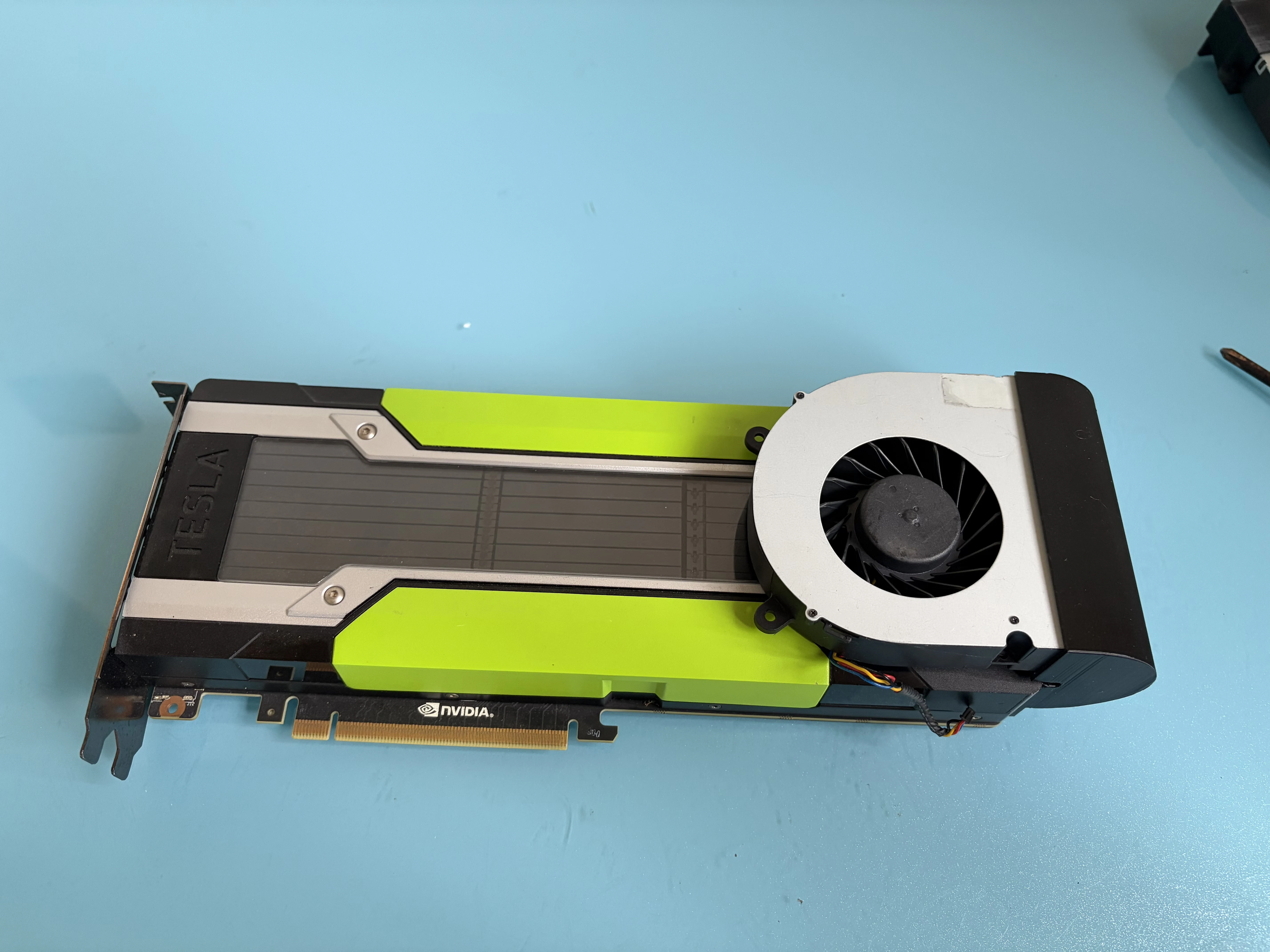 Modified for P100 P40 M40 K80 v100 graphics card Active cooling component Silent fan