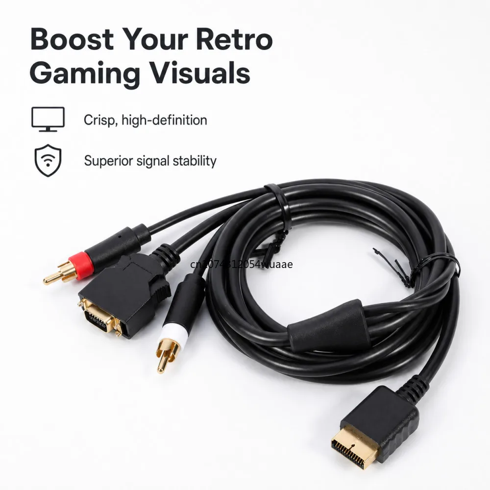 High Quality Cable for SEGA Dreamcast DC Definition Audio Video Cord RCA Sound Adapter HD PAL NTSC VGA Box Cable 1Pcs view 3