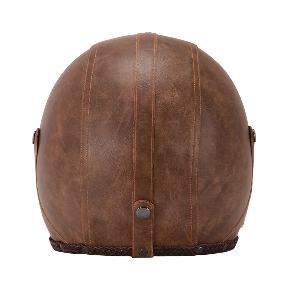 New Retro Vintage German Style Motorcycle Helmet 3/4 Open Face Helmet Scooter Chopper Cruiser Casco Moto Helmet Glasses Mask