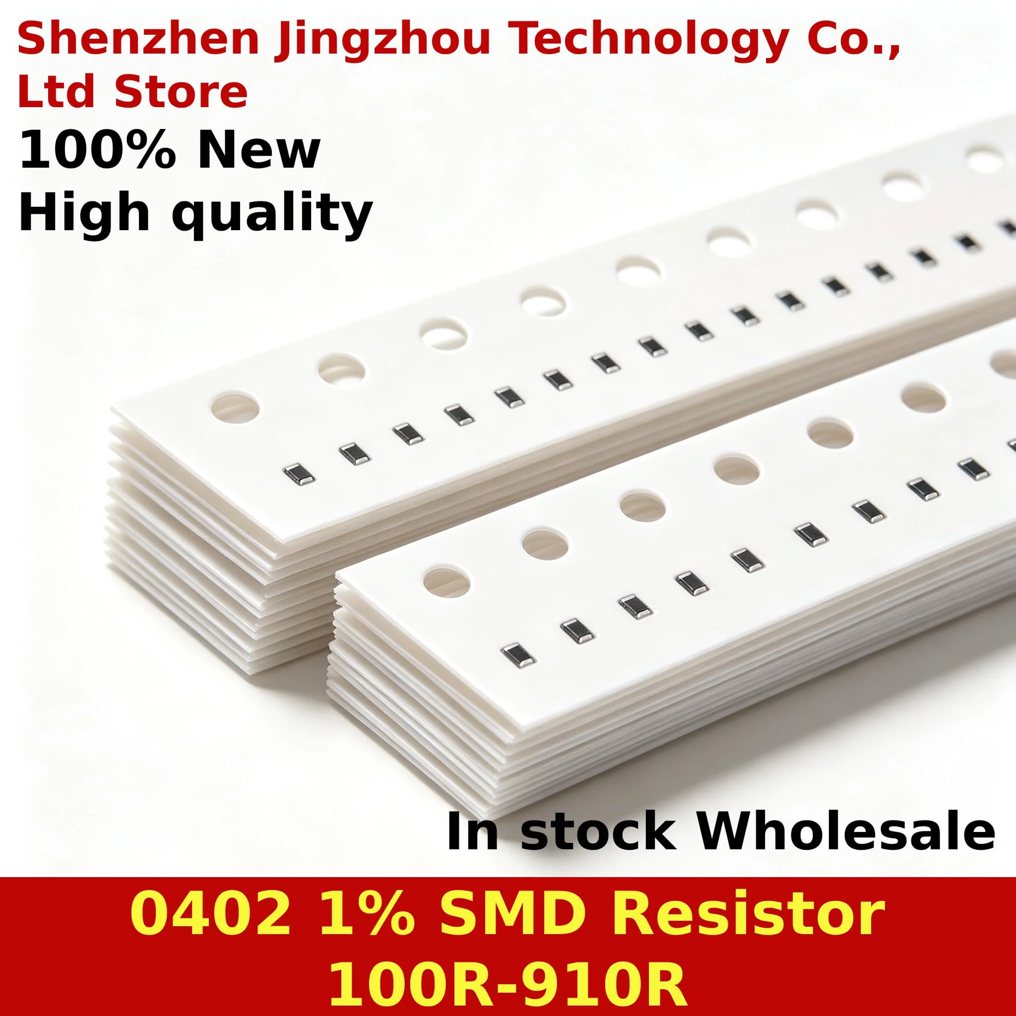 (100PCS) 100% New 0402 1% SMD Resistor 100R~200R~300R~430R~510R~620R~750R~820R~910R In Stock