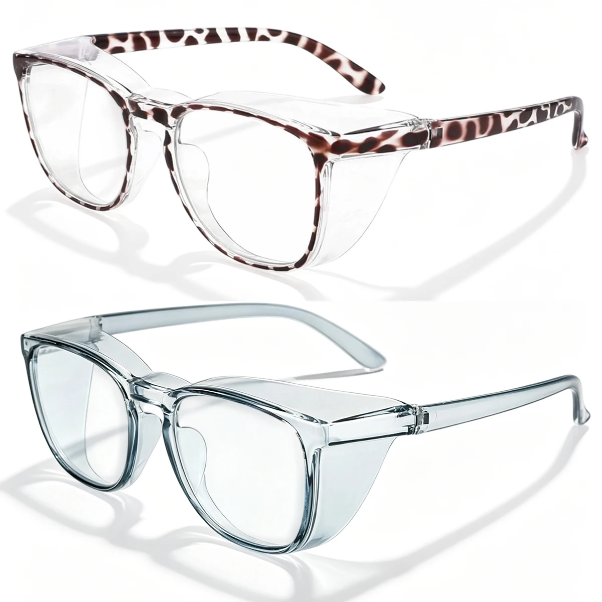 Stylish Safety Glasses Goggles, ANSI Z87+ Anti Fog Safety Goggles Blue Light Blocking Protective Eyewear for Nurses HM9