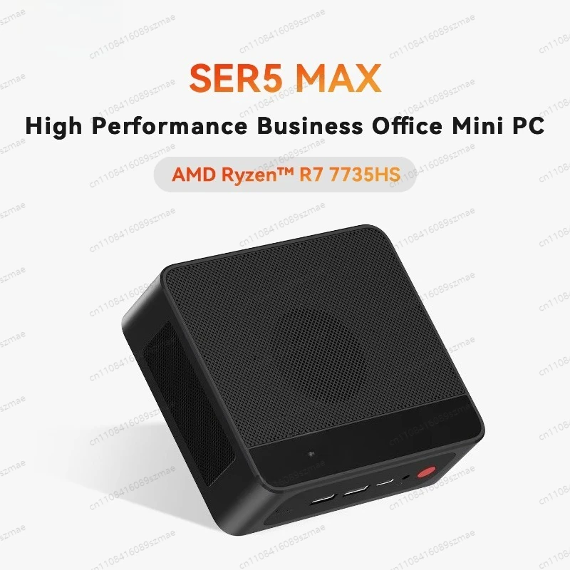 라이젠 7 7735HS 미니 PC, SER5 Max, 24GB LPDDR5 및 1TB PCIe SSD 탑재, WiFi 6, BT5.2, HDMI/DP/USB-C를 통해 트리플 4K 디스플레이 지원 썸네일 7