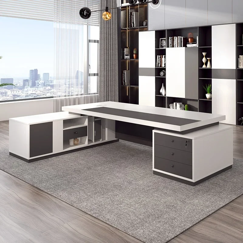 Минималистичный офисный стол, рабочий многофункциональный стол для комнаты, офисный стол, современный письменный уголок, крутая стойка для приема, модная мебель Ufficio