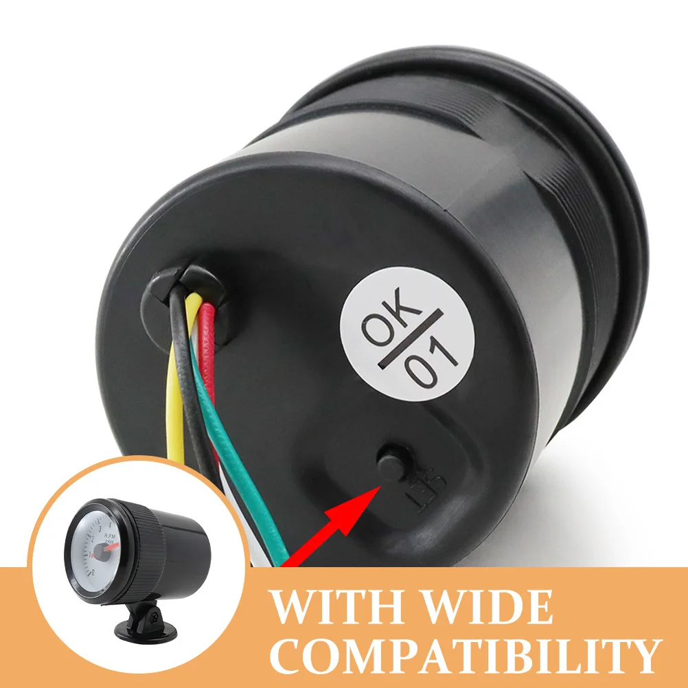 

Car Tachometer 0-8000rpm High Precision Sensor Real Time Monitoring Stylish Design Easy Installation Automotive Gauge