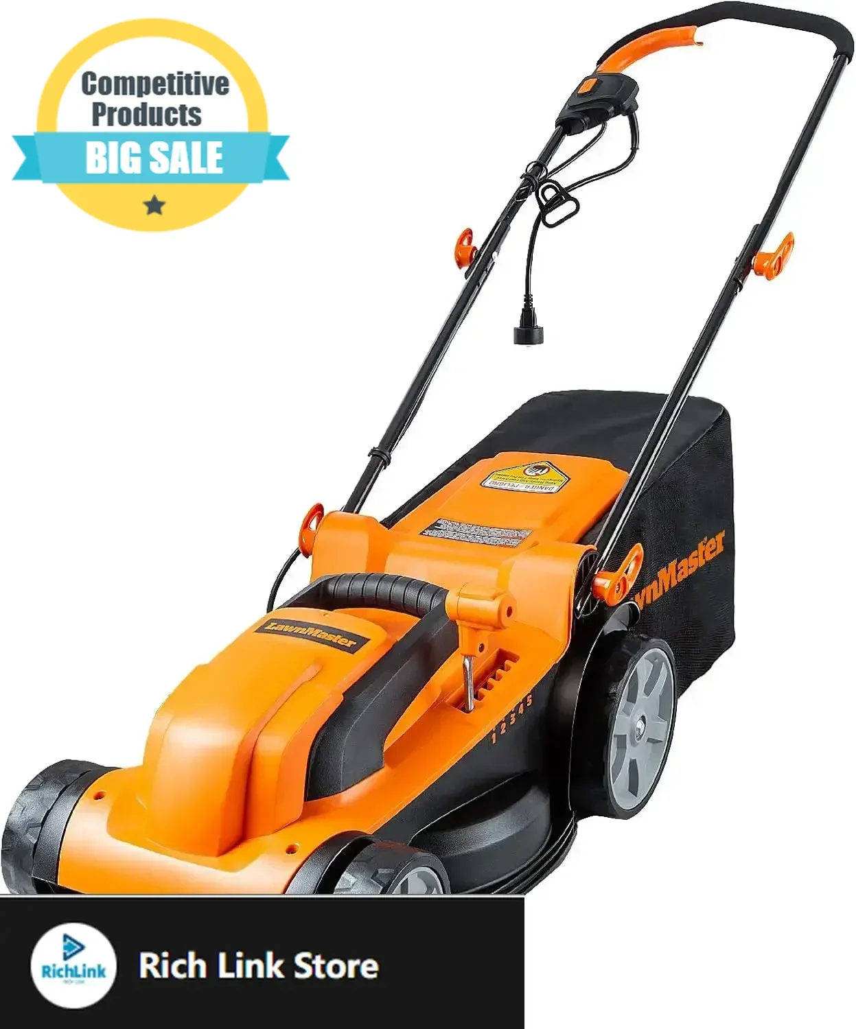 

MEB1114K Electric Corded Lawn Mower 15-Inch 11AMP