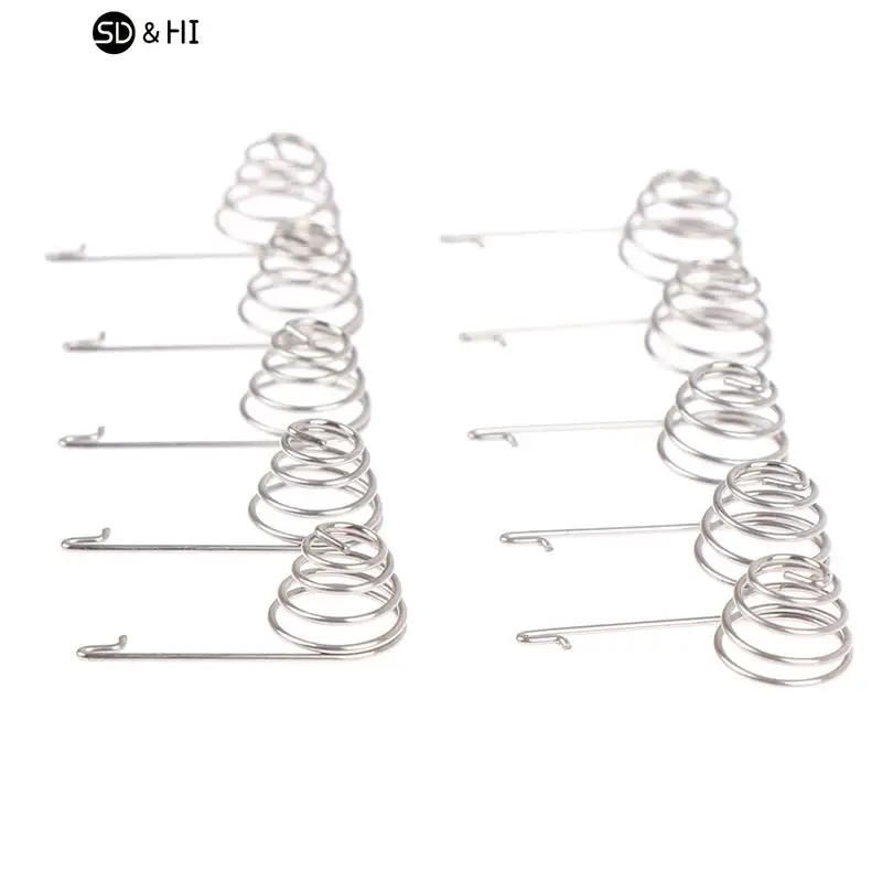 5Pairs/10Pcs For xbox 360 Replacement Wireless Controller Battery Springs Silver