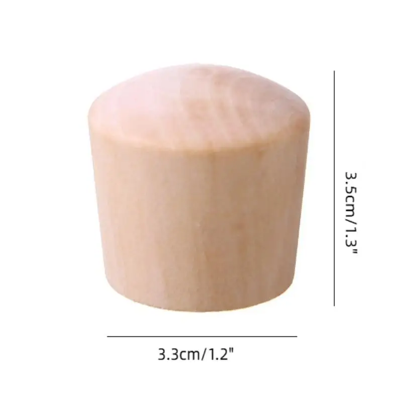 1Pcs Pot Lid Handle Universal Pot Lid Holding Handle Wood Replaceable Knob Cap Cookware Handgrip Parts Kitchen Accessorie
