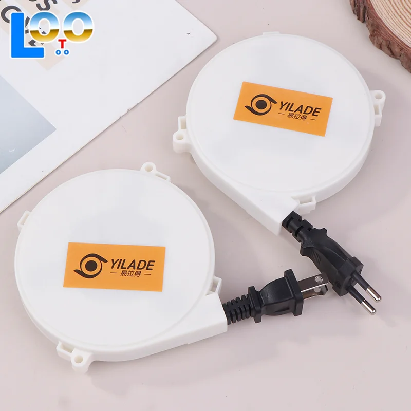 1 قطعة التلقائي قابل للسحب بكرة الطاقة كابل 220 فولت أسلاك التخييم بكرة الطاقة كابل الأكمام الولايات المتحدة الاتحاد الأوروبي التوصيل بكرة كابل 1.6 متر