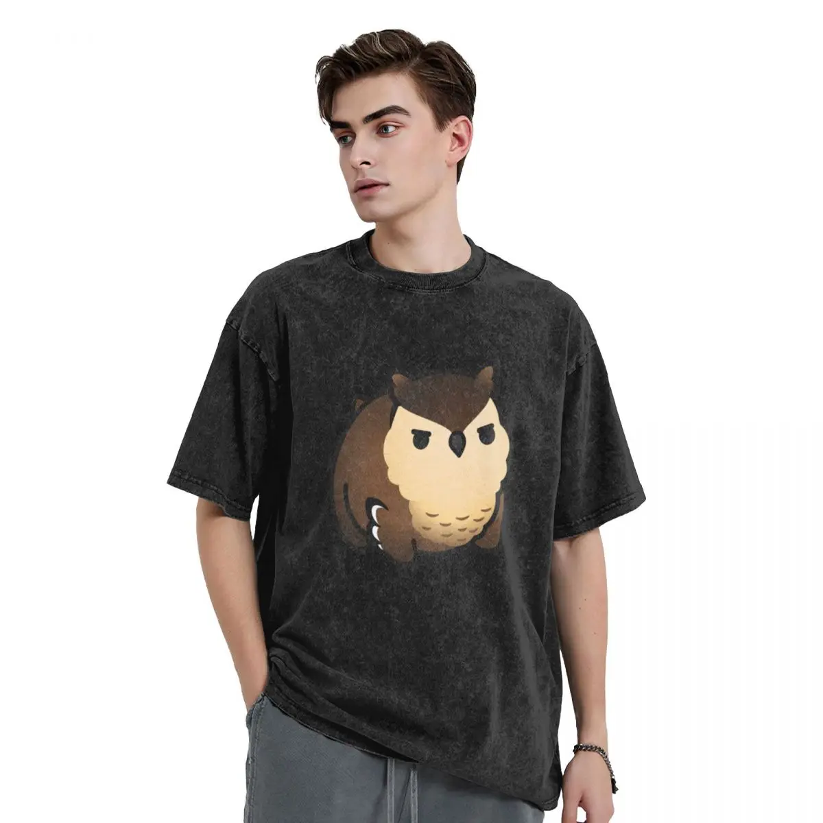 Chubby Owlbear T-Shirt anime tshirt Aesthetic clothing shirts graphic men tshirt