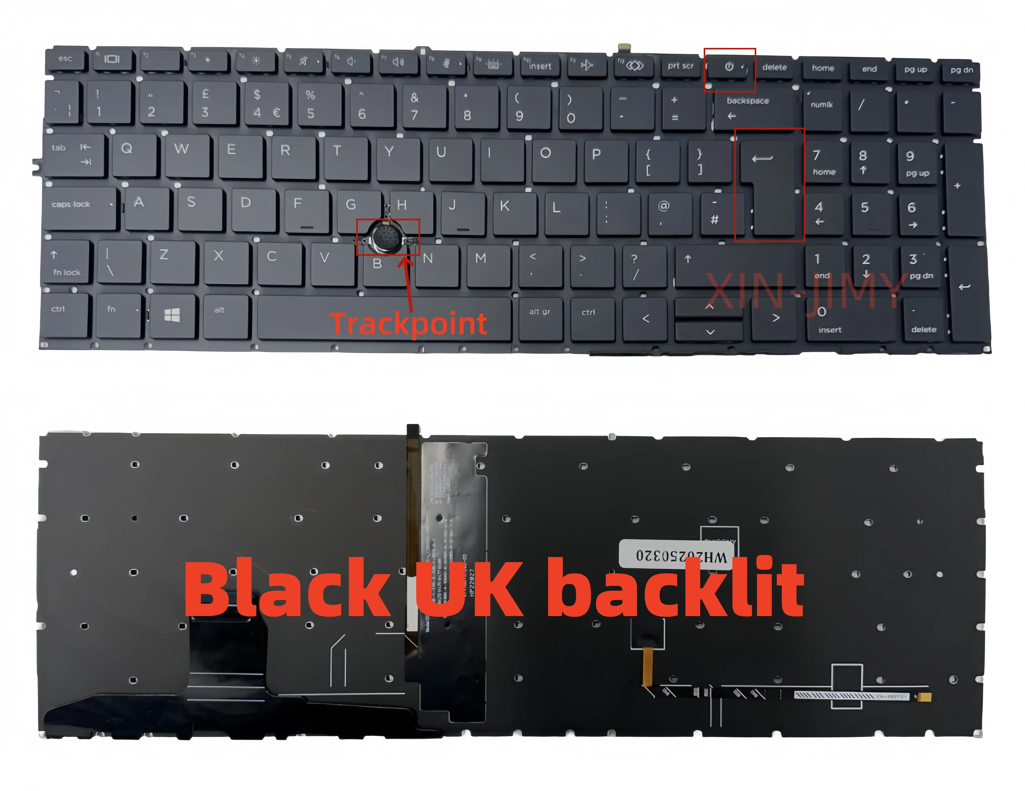 

Клавиатура для ноутбука HP ZBook Firefly 15 G8 15 G7 850 G7 850 G8 M07491-001 L89916-001, черная клавиатура с точечной подсветкой