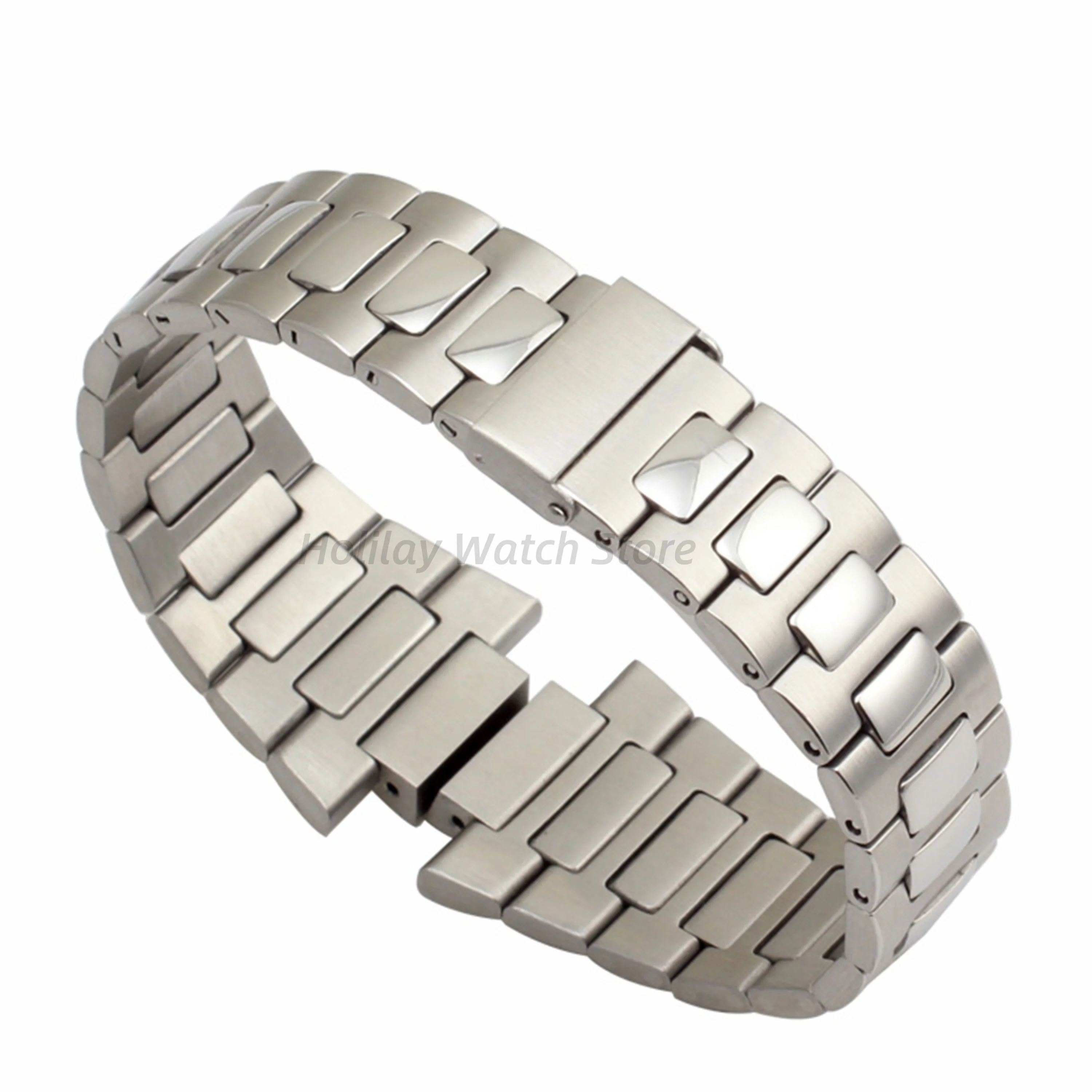 

Watch Strap Stainless Steel Watch Band Mod Parts Original Buckle Bracelet for Nautilus Silver Rose Black Gold Wristband