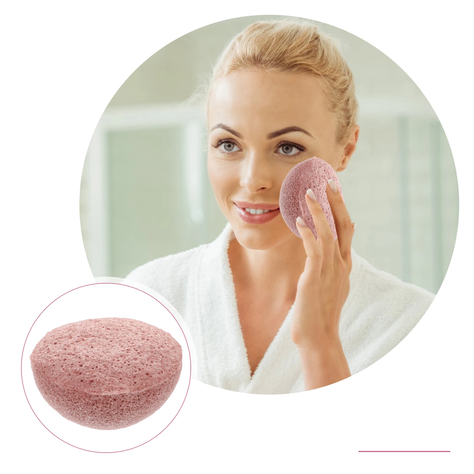 

Facial Makeup Removal Sponge Face Cleansing Tool Exfoliating Face Cleaning Sponge Soft Makeup Remover Pad Daily Use
