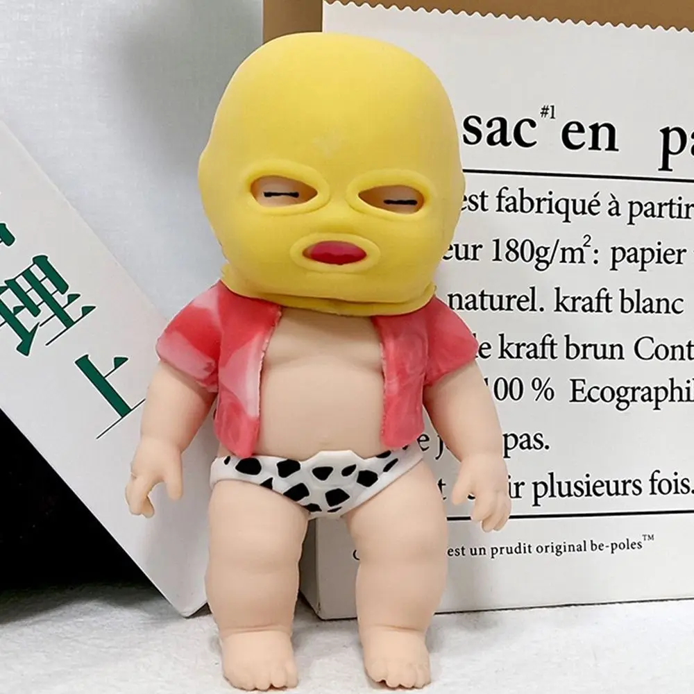 

Интересная сенсорная игрушка, кукла в маске, игрушка для сжатия TPR, игрушка-непоседа, мультяшная игрушка-непоседа, 3D силиконовая игрушка для декомпрессии, детская игрушка
