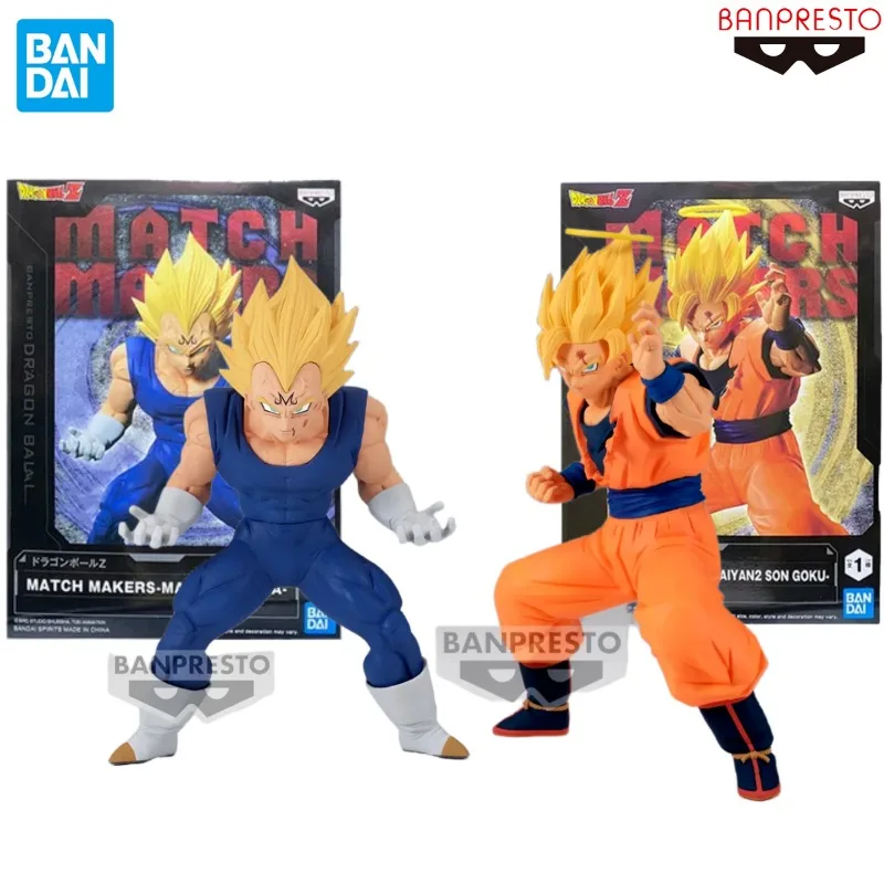 

Bandai BANPRESTO Original Dragon Ball Anime Figure MATCH MAKERS Son Goku Vegeta IV Action Figure Toys Gift Collectible Model