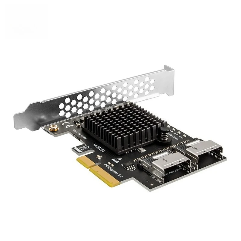 New PCI-E to SFF-8087 adapter card, 8-disk mini SAS/SATA 3.0 hard drive expansion card, 6G8 port hard drive card