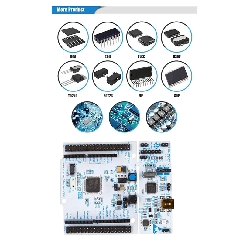 

Top Deals NUCLEO-F072RB Development Board Nucleo-64 STM32 F0 Series Microcontroller Evaluation Board STM32F072RBT6 MCU