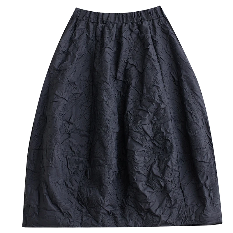 التخسيس عالية الخصر ألف خط تنورة k Sle ربيع الخريف جديد المرأة Faion Tagl الملابس نمط الأزهار ميدي تنورة